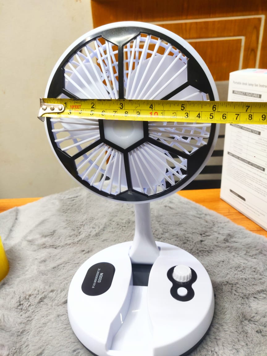 Rechargable Folding Fan.