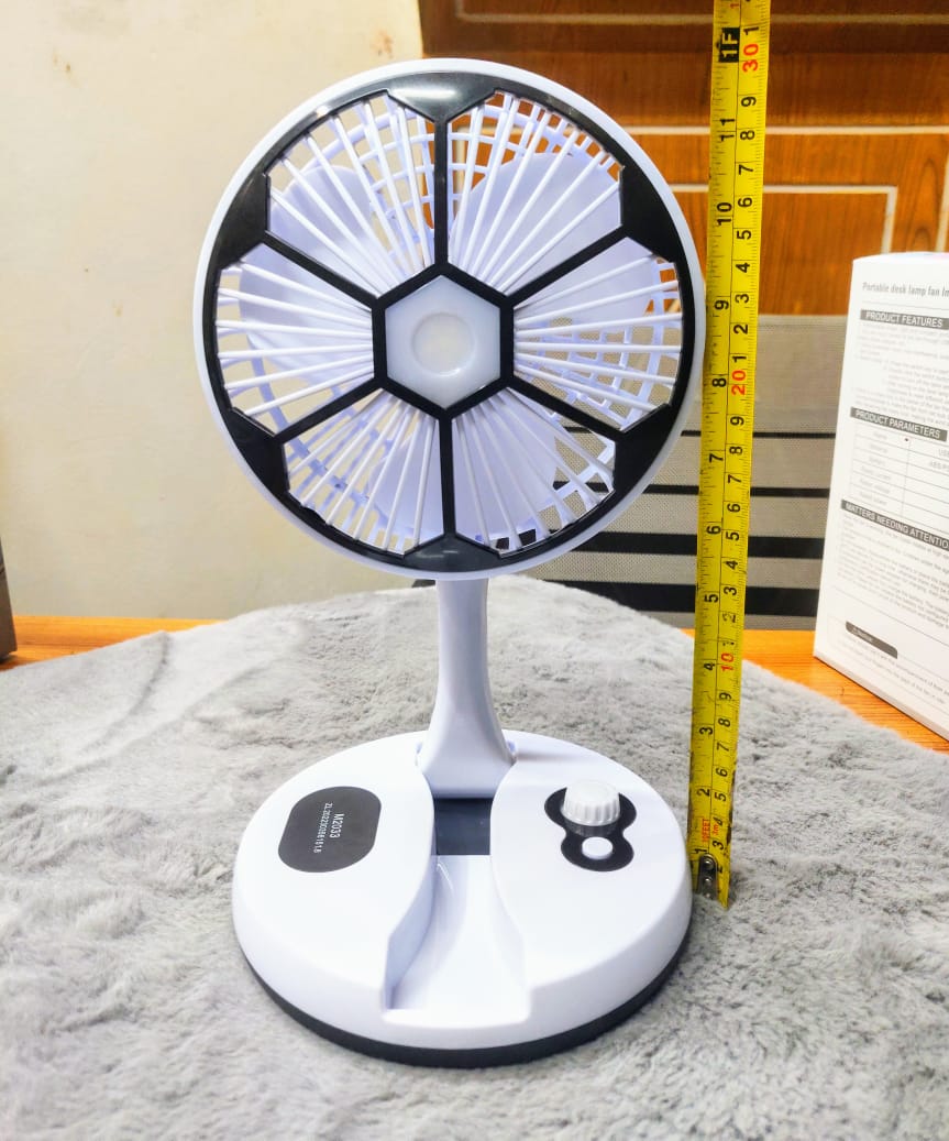 Rechargable Folding Fan.