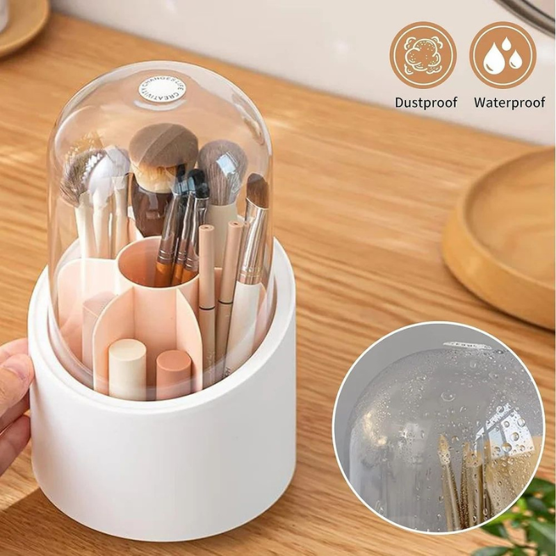 360° Rotating Luxury Makeup Brushes holder