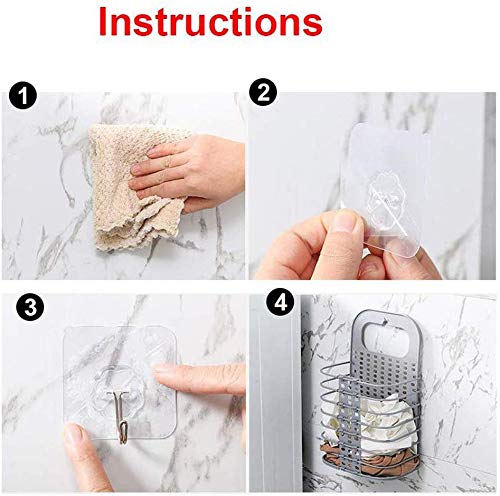 Plastic Storage Frame Foldable Dirty Clothes Basket Household Non Perforated Bathroom Wall Mounted Laundry Basket Clothes Basket ( 1 psc )
