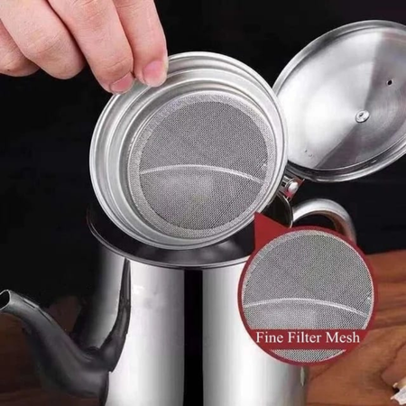 Multipurpose Stainless Steel Oil Pot