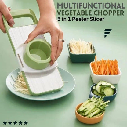 5 In 1 Multifunctional Vegetable Chopper