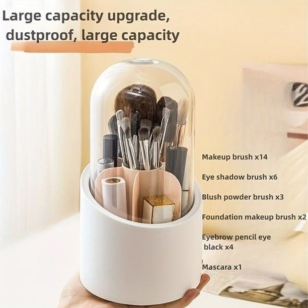360° Rotating Luxury Makeup Brushes holder