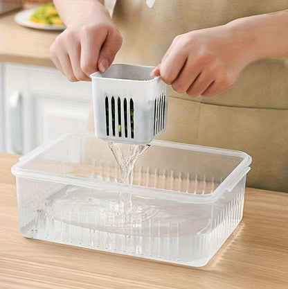 6 Grid Fridge Storage Box Container