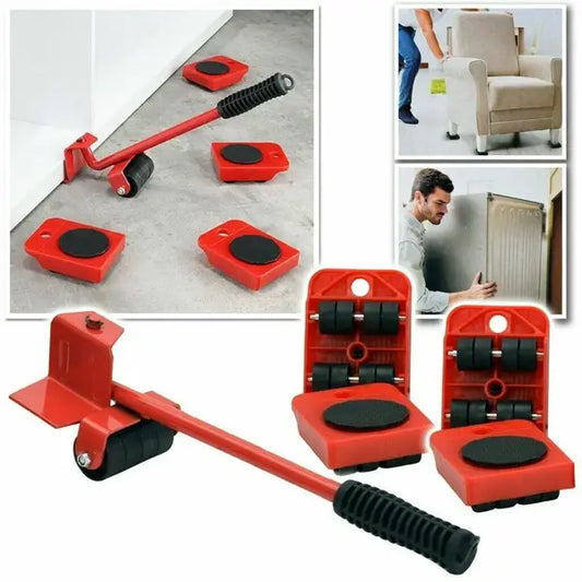 Furniture Moving Tools 5 Pcs Professional Furniture Transport Lifter Tool Set